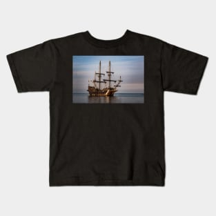 El Galeon Andalucia Tall Ship Kids T-Shirt